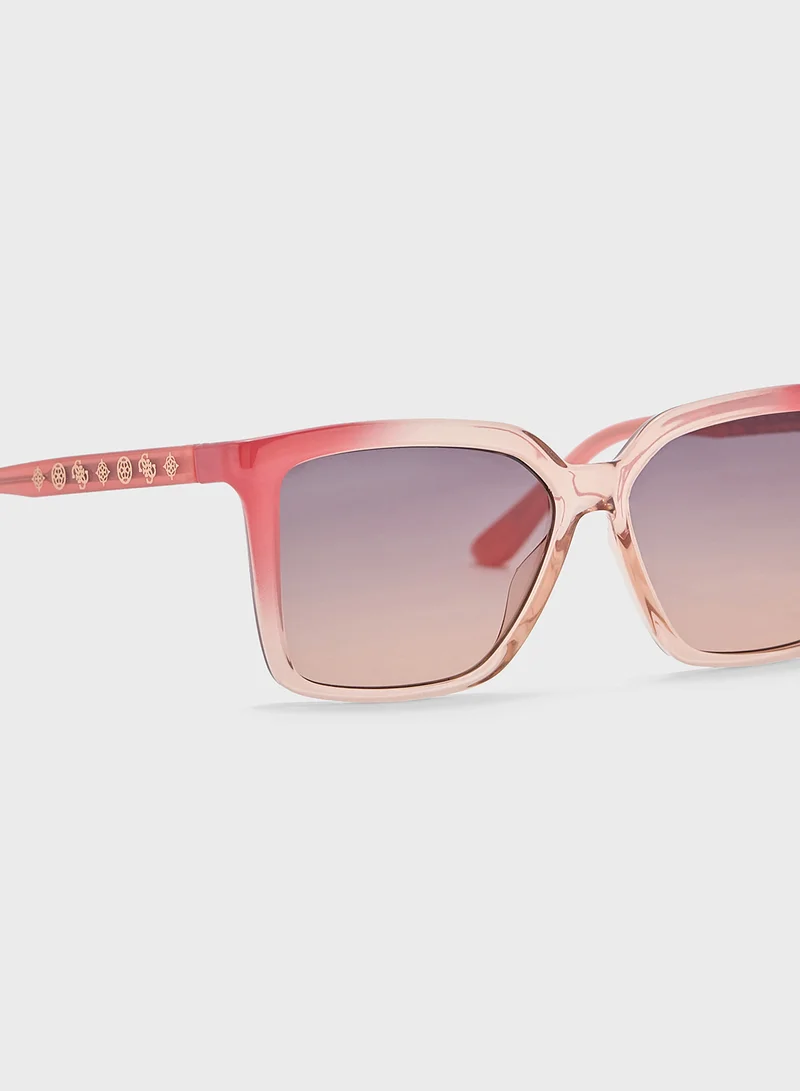 GUESS Square Uv-Protected Wayfarer Sunglasses