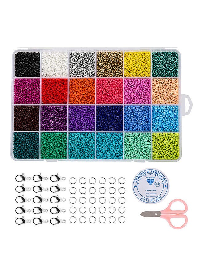 NIBEMINENT 14400-Piece DIY Round Bead Set - Image 1