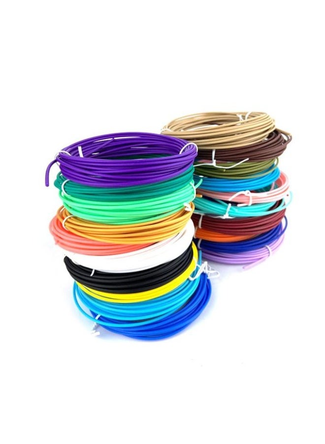 PLA 3D Pen Filament Set – 10 Colors * 5 Meters Each – 1.75mm Diameter Refills for MYNT3D, SCRIB3D, PIKA3D Pens – Bubble-Free, Eco-Friendly, Smooth Printing – Creative DIY Craft Material for Kids, Artists, Students, and Makers - Image 2