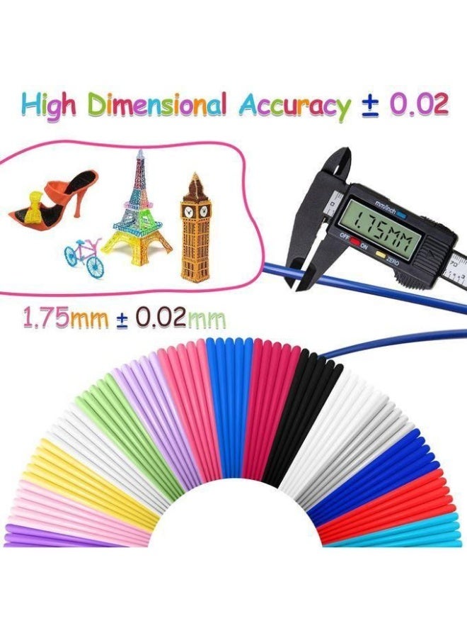 PLA 3D Pen Filament Set – 10 Colors * 5 Meters Each – 1.75mm Diameter Refills for MYNT3D, SCRIB3D, PIKA3D Pens – Bubble-Free, Eco-Friendly, Smooth Printing – Creative DIY Craft Material for Kids, Artists, Students, and Makers - Image 5