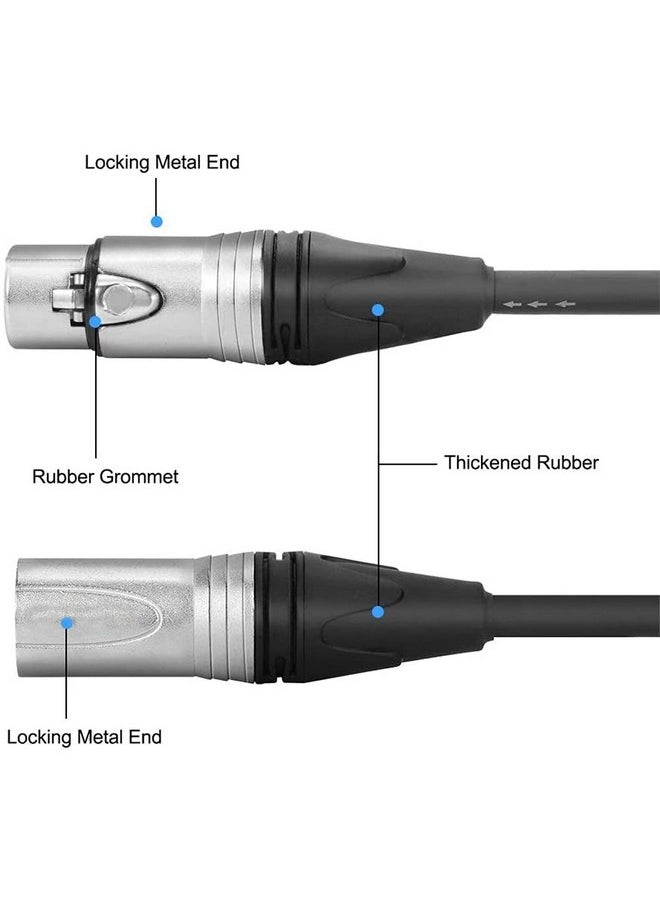 Kadence Kadence Professional Balanced 3 pin XLR Male to Female XLR Microphone, Guitar, Audio, Speaker Cable, 50% Extra Cooper Alloys for Easy Soldering XLR Cable 6MTR  - Image 4
