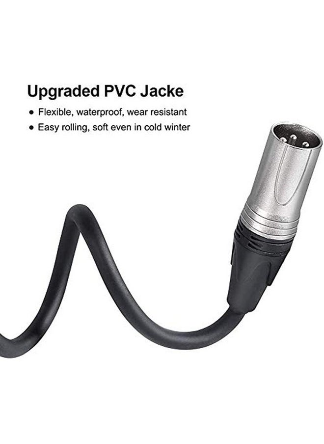 Kadence Kadence Professional Balanced 3 pin XLR Male to Female XLR Microphone, Guitar, Audio, Speaker Cable, 50% Extra Cooper Alloys for Easy Soldering XLR Cable 6MTR  - Image 3