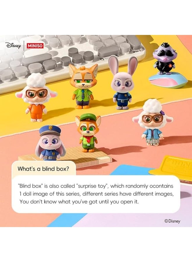 MINISO x Disney Zootopia Daily Time Dress-Up Collection Collectible Figure Blind Box, Full Display Set of 9 Sealed Mystery Boxes, Character Collectible for Display and Gifting - Image 5