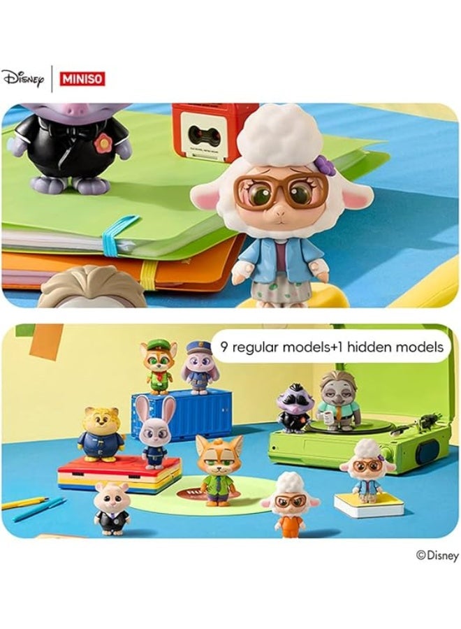 MINISO x Disney Zootopia Daily Time Dress-Up Collection Collectible Figure Blind Box, Full Display Set of 9 Sealed Mystery Boxes, Character Collectible for Display and Gifting - Image 4
