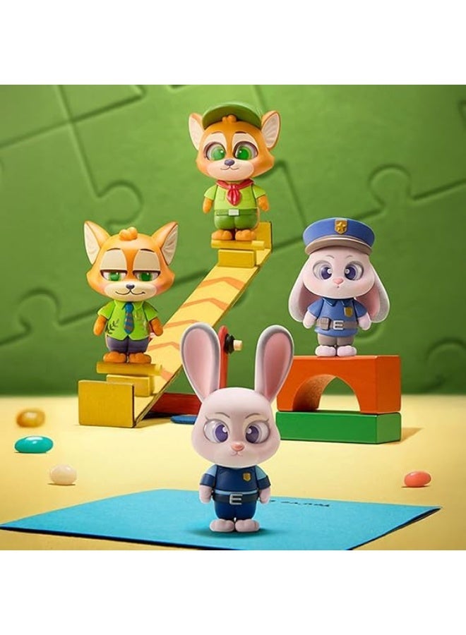 MINISO x Disney Zootopia Daily Time Dress-Up Collection Collectible Figure Blind Box, Full Display Set of 9 Sealed Mystery Boxes, Character Collectible for Display and Gifting - Image 1