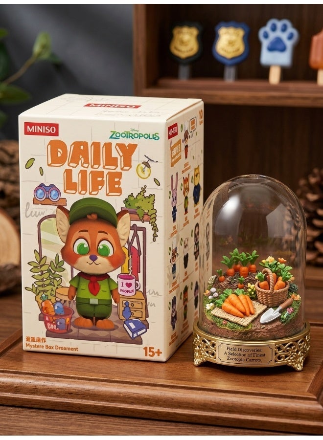 MINISO x Disney Zootopia Daily Time Dress-Up Collection Collectible Figure Blind Box, Full Display Set of 9 Sealed Mystery Boxes, Character Collectible for Display and Gifting - Image 2