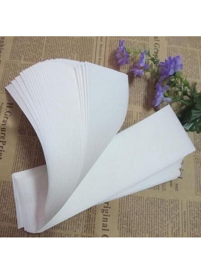 Suoirblss 100 Pcs Wax Strips Hair Removal Waxing Strips Facial Body Epilating Strips Non Woven Wax Strip For Face Legs Underarms Body And Bikini For Home Or Beauty Salon - Image 2