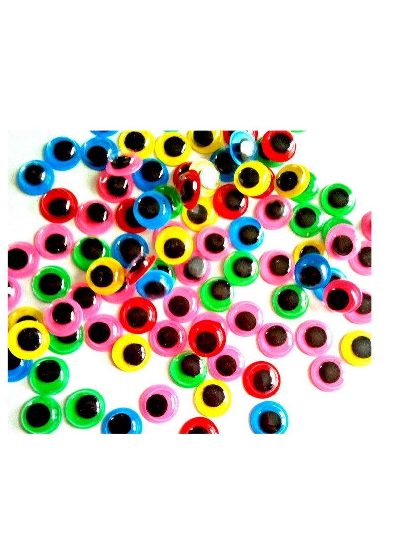 Libra 50-Pieces 10mm Crafty Eyes Craft Eyes Color Multicolor - Image 1