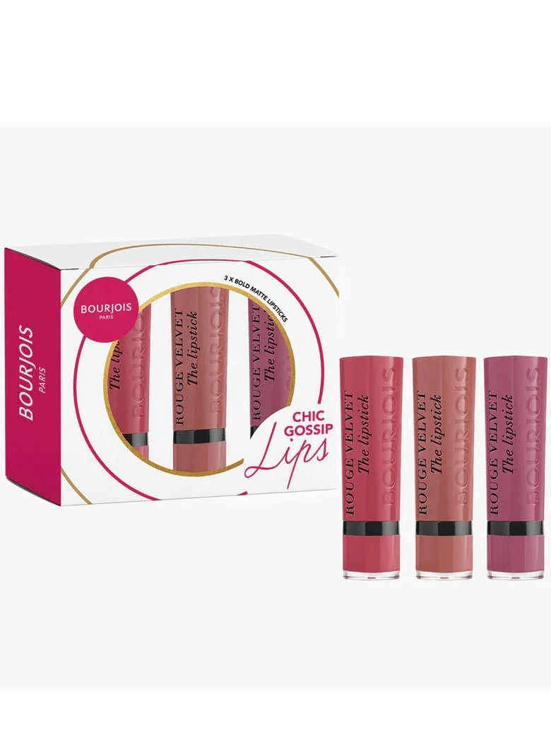 Bourjois Paris Chic Gossip Lip Kit, Savings 30%