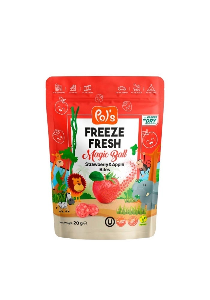Magic Ball, Dried Strawberry & Apple - 20g, Turkey