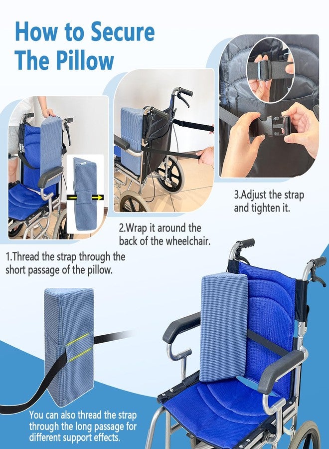 KAAMOS Lateral Support for Wheelchair Wedge Cushion, Side Guard Support Wheelchair Positioning Wedge, Wheel Chair Side Padding for Elderly, Chair Lateral Back Support for Sitting Upright (1PCS) - Image 5