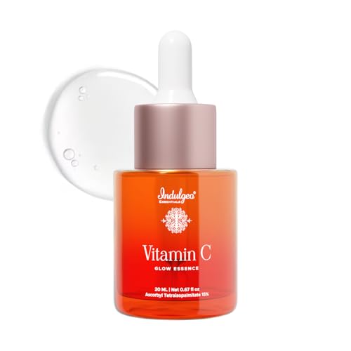 INDULGEO ESSENTIALS Vitamin C Glow Essence Rich Skin Brightening Face Serum | Helps to Reduces Dark Spots, Fine Lines, Wrinkles and Hyperpigmentation | Suitable for All Skin Types - 20 ml - Image 1