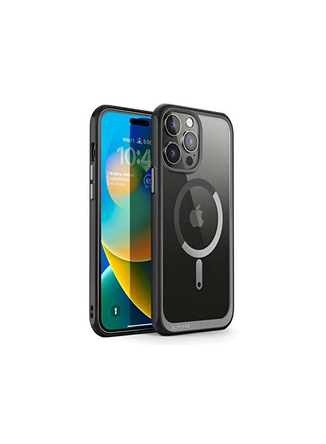 SupCase Unicorn Beetle Mag Case for iPhone 14 Pro 6.1", Compatible with MagSafe Shockproof Protective Slim Clear Case (Black) - Image 2