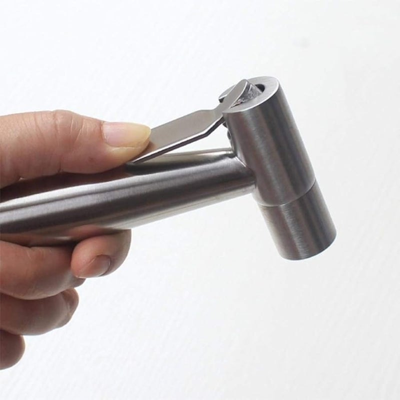 304 Stainless Steel Handheld Bidet Sprayer Wall Mounted Toilet Shower Kit - Image 5