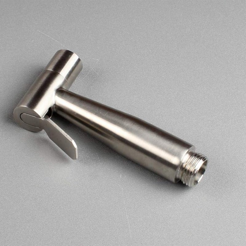 304 Stainless Steel Handheld Bidet Sprayer Wall Mounted Toilet Shower Kit - Image 4