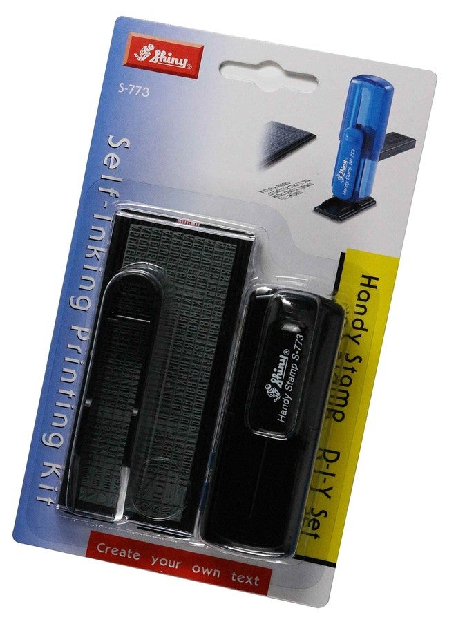 Shiny S-773 DIY Self-Inking Printing Stamp Kit (Self Customization) Assorted - Image 2