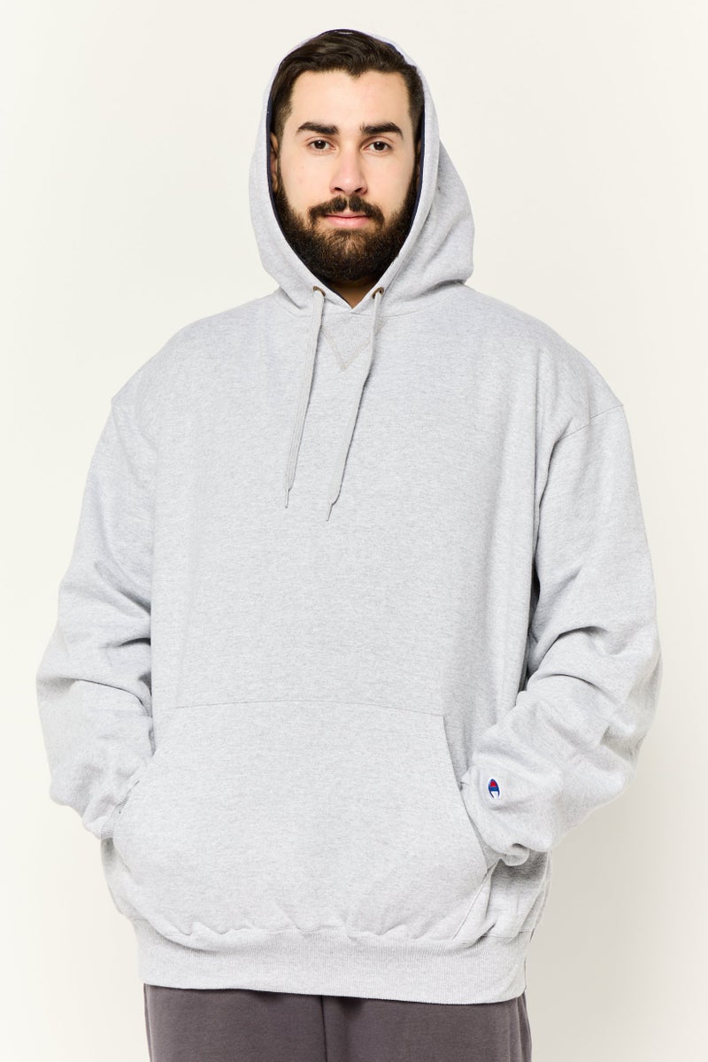 Champion Men Sportswear Fit  Long Sleeves Outdoor Hoodie, Grey - Image 1