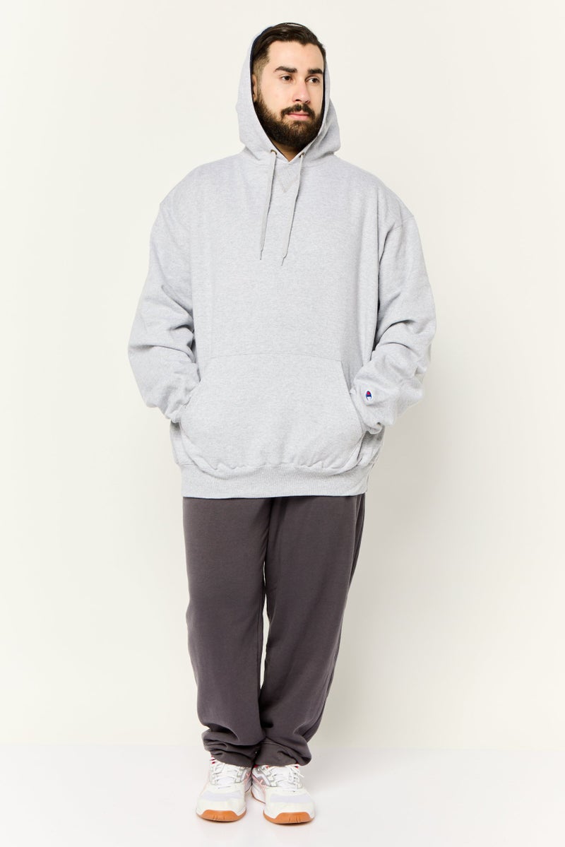 Champion Men Sportswear Fit  Long Sleeves Outdoor Hoodie, Grey - Image 2