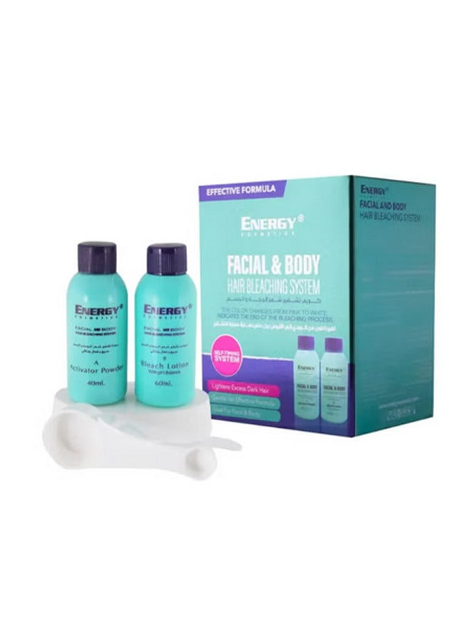 ENERGY COSMETICS Facial And Body Hair Bleaching System White 100g - Image 1