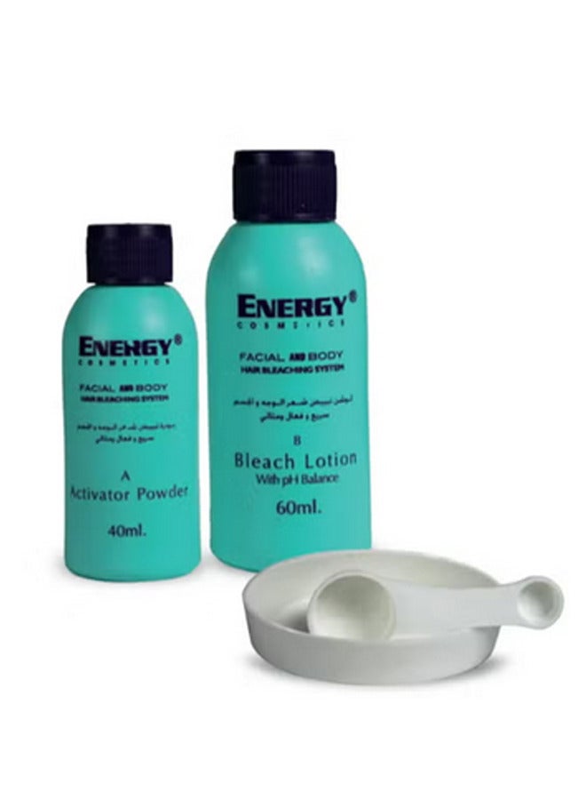 ENERGY COSMETICS Facial And Body Hair Bleaching System White 100g - Image 2