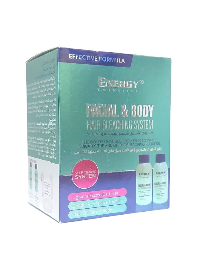 ENERGY COSMETICS Facial And Body Hair Bleaching System White 100g - Image 3