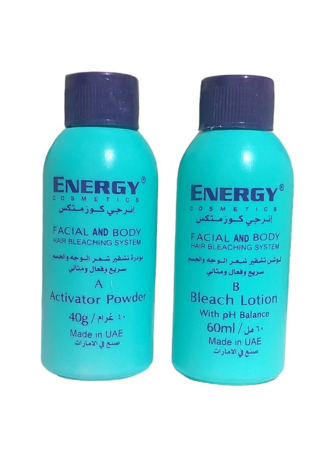 ENERGY COSMETICS Facial And Body Hair Bleaching System White 100g - Image 4