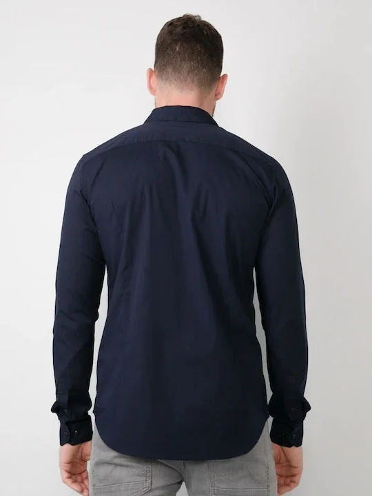 بترول اندستريز قميص رجالي بأكمام طويلة موحد