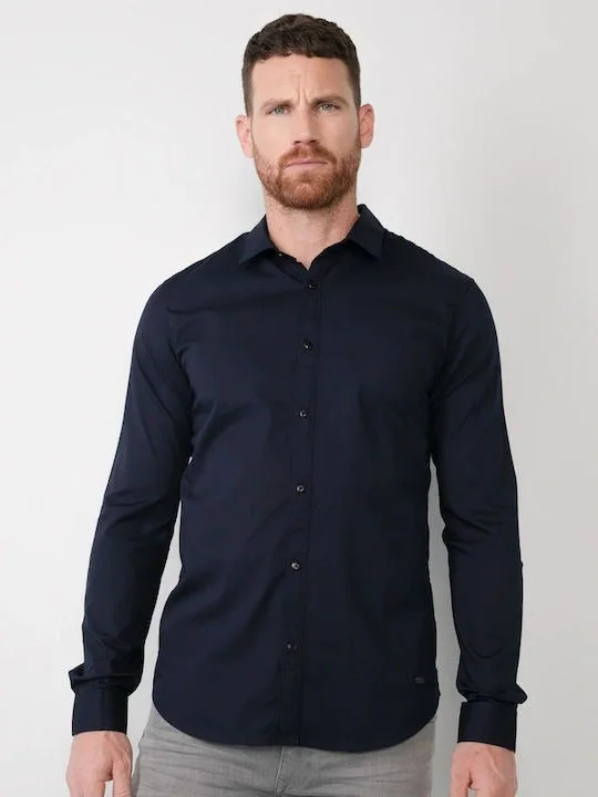 بترول اندستريز قميص رجالي بأكمام طويلة موحد