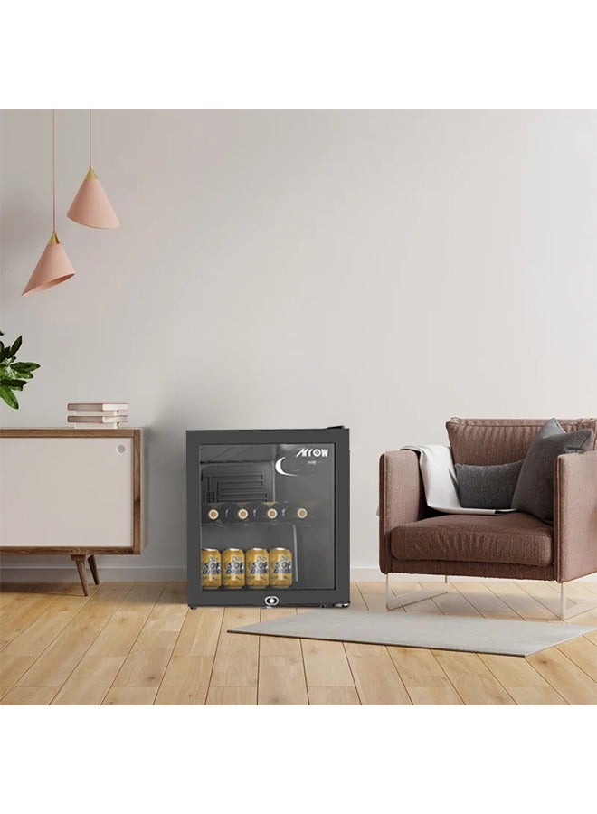 Arrow Display Refrigerator - Single Door Glass - 50L - 1.7 CFT - No Frost – Black - RO-60SCH - Image 3