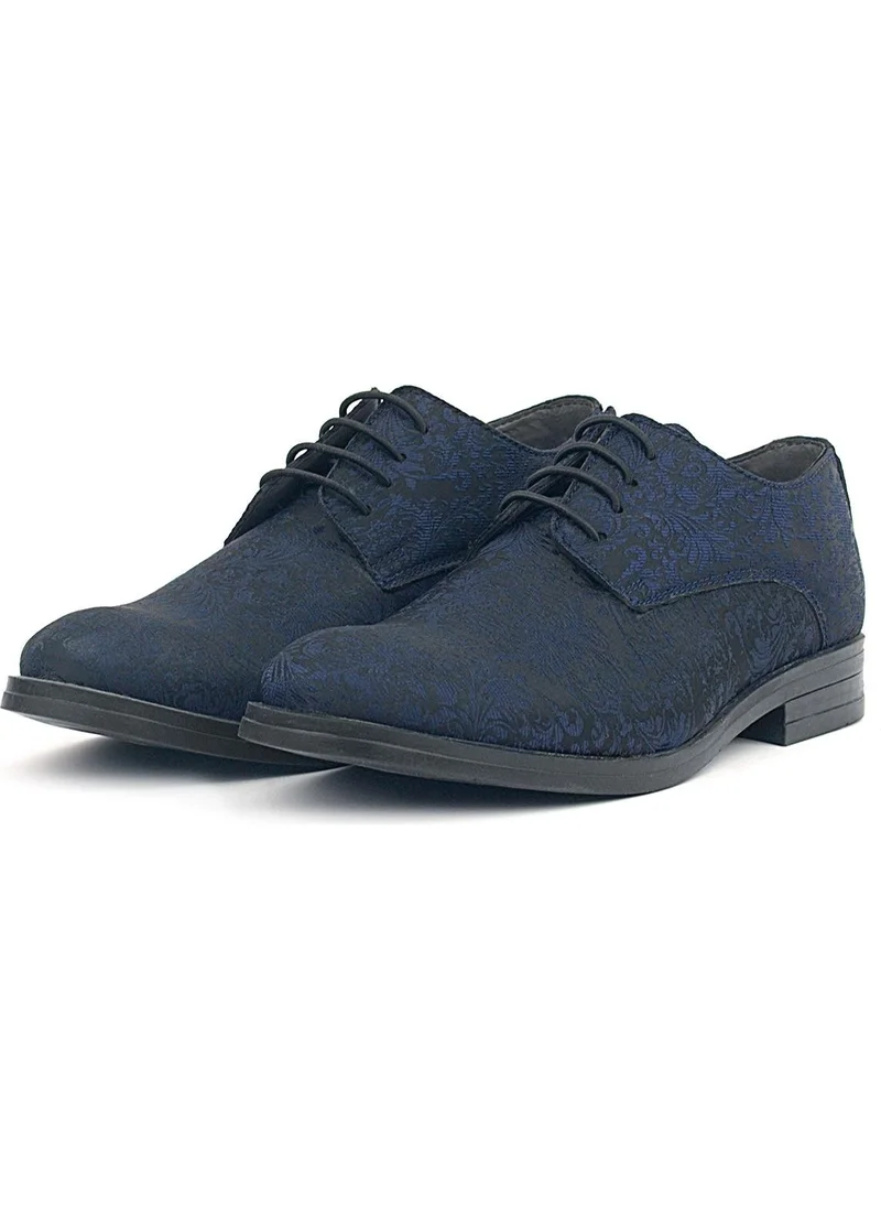 راكربلاس Navy Blue Suit Classic Kids Shoes