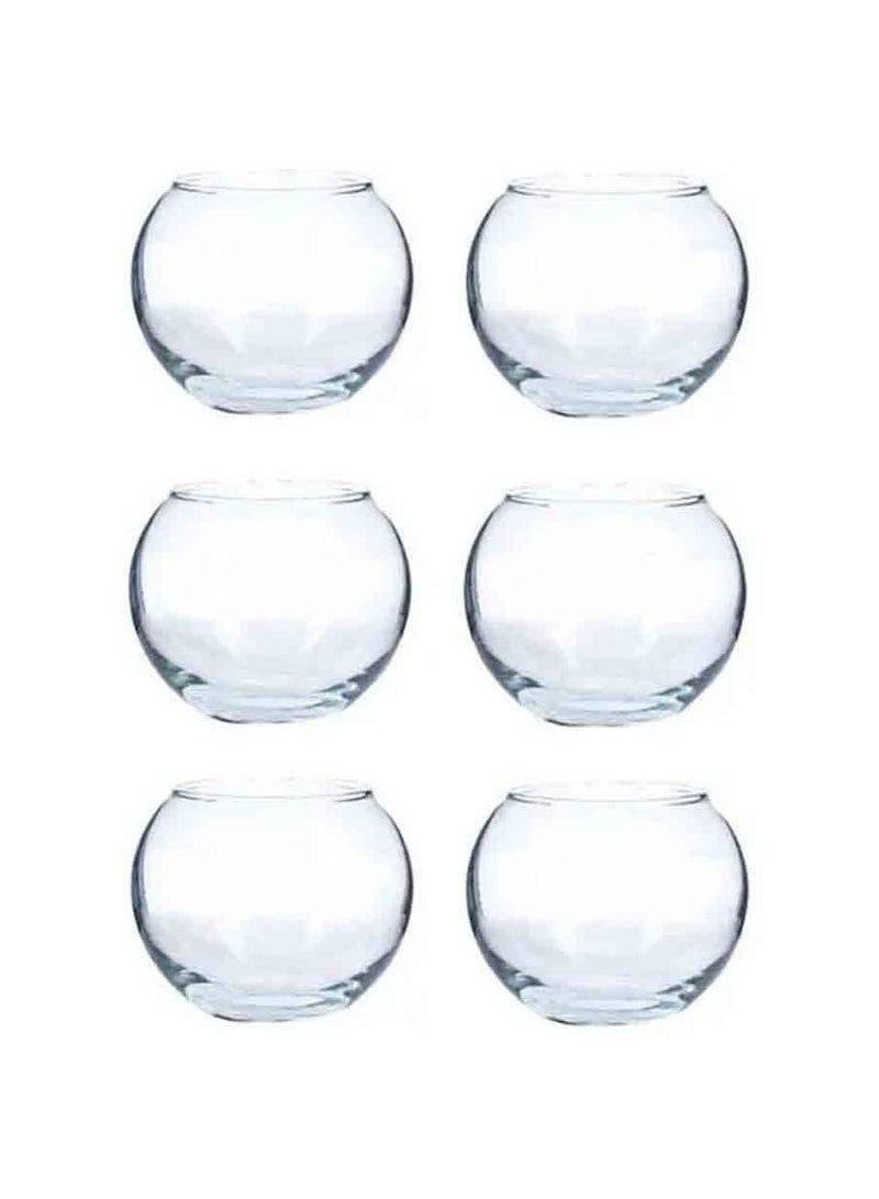 كاسات زجاج تشيز كيك 6 حبات شفاف - Image 2