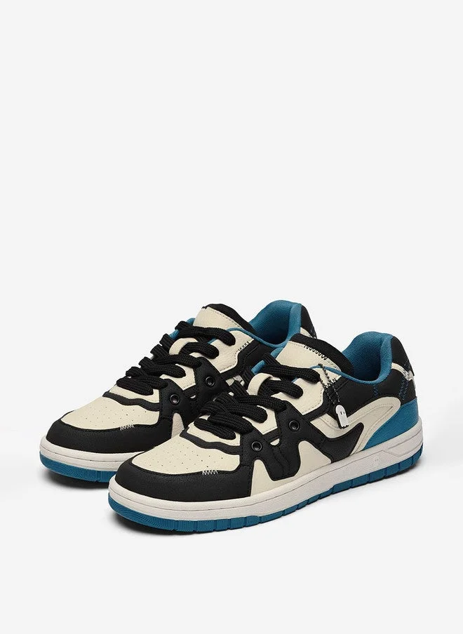The Souled Store  The Souled Store Urban Blaze Colourblocked Low Top Sneakers for Men  | Best Price UAE