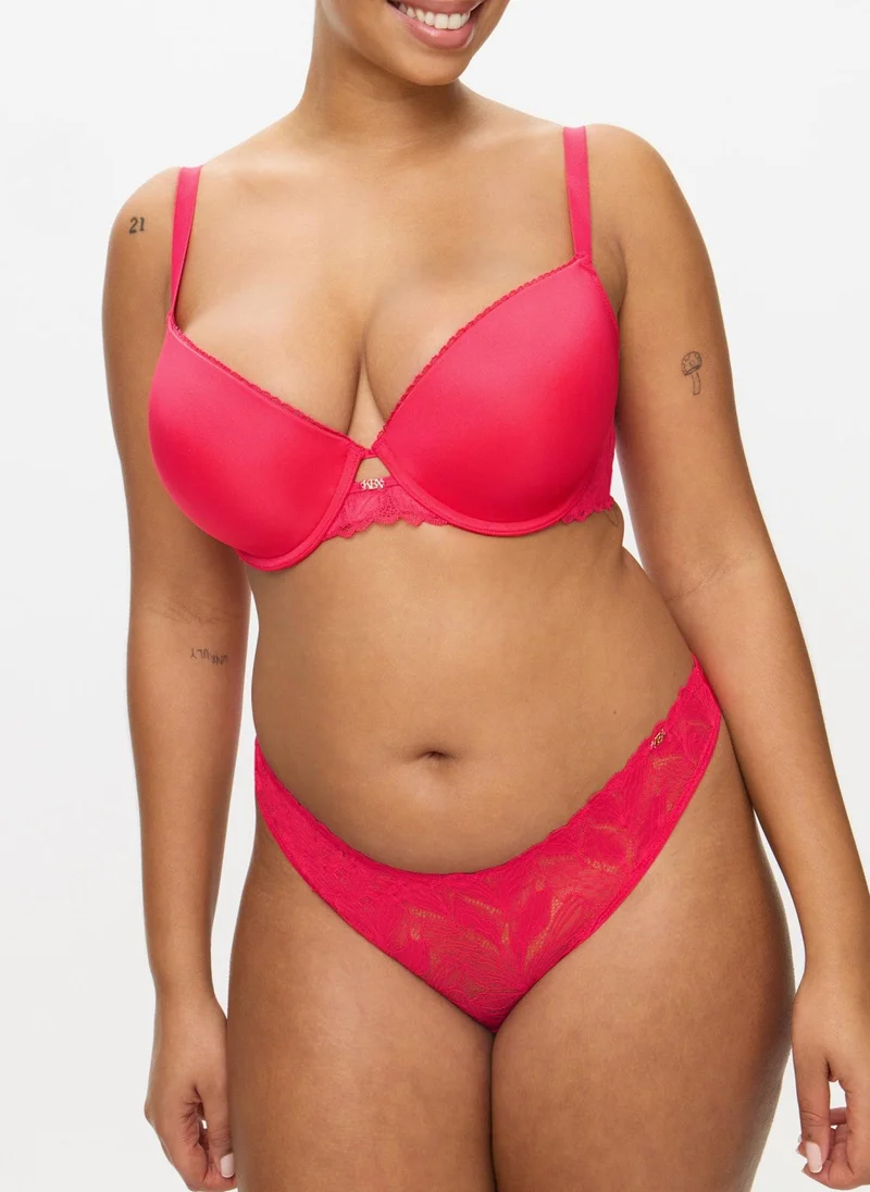 آن سمرز Ann Summers Harper Smooth Padded Plunge Bra Hot Pink