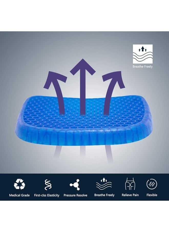 Generic Gel Seat Cushion - Superior Comfort and Perfect Support for Long Sitting  - Image 4