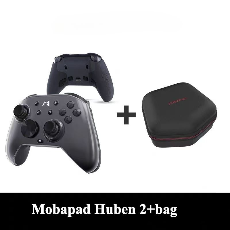 Mobapad Huben 2 Wireless Gamepad Bluetooth 1000Hz with Linear Motor HD Vibration Alps, Black - Image 1