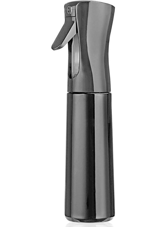 MOMENT Spray Bottle For Hair (10.1Oz/300Ml) - Continuous Ultra Fine Mist Sprayer – For Hairstyling, Cleaning, Salons, Plants, Essential Oil & More - Black - Image 1