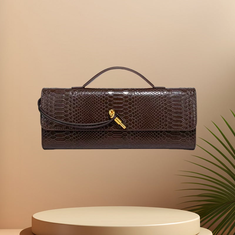Horizontal Style Women'S Clutch Evening Bag -Selling Stone Pattern Chinese Baguette Bag Bag Single Shoulder Elegant - Image 3
