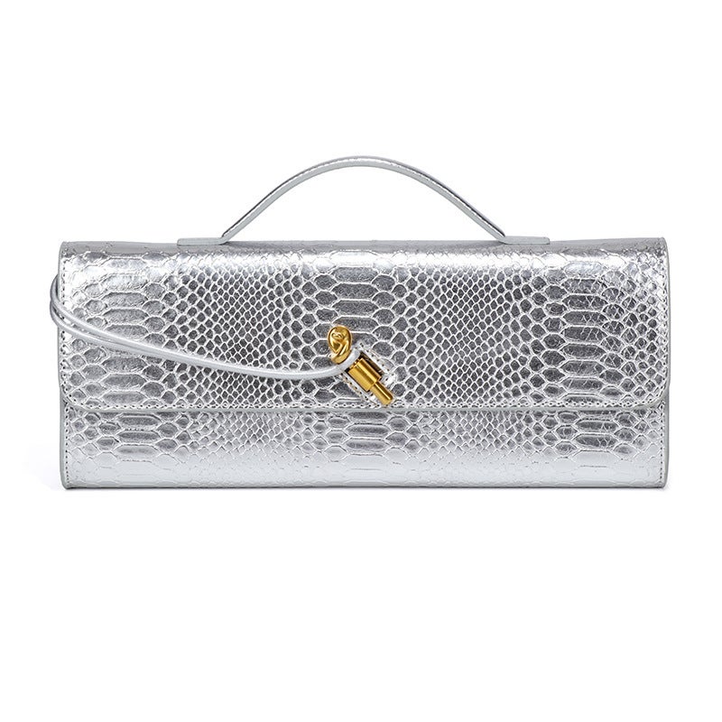 Horizontal Style Women'S Clutch Evening Bag -Selling Stone Pattern Chinese Baguette Bag Bag Single Shoulder Elegant - Image 2