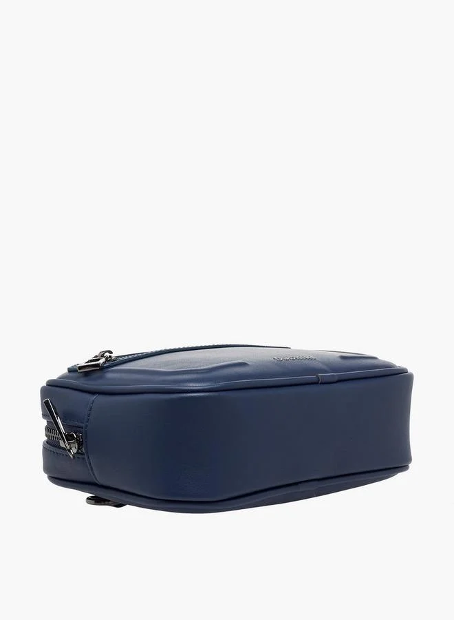 Duchini NAVY Men Textured Wristlet Pouch Bag for Men | Best Price UAE