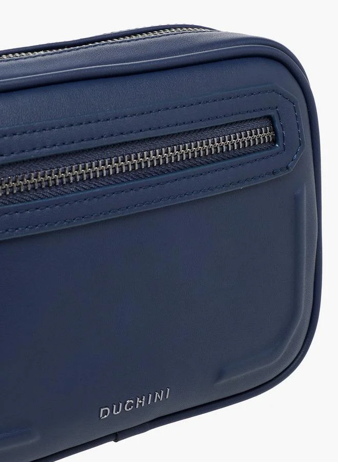 Duchini NAVY Men Textured Wristlet Pouch Bag for Men | Best Price UAE