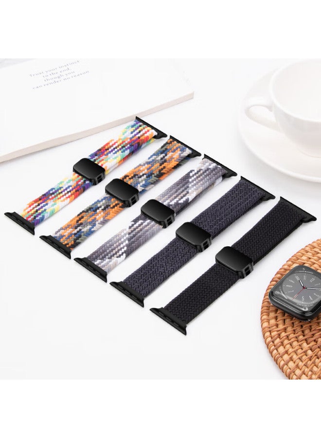 Bho Apple Watch Band Woven Loop Band For Apple Watch S10/ultra2/s9/se, Nylon Watch Band For Iwatch S8/7/6/5/4 - Image 1