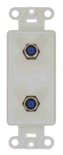 Leviton CATV Video Decora Insert Flush Mount Jack 40682W White