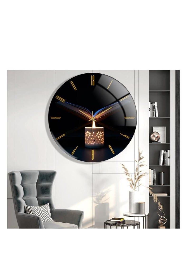 Y&D Acrylic Surah Al Ikhlas Wall Clock Islamic Calligraphy Gifts Eid Gift Ramadan Decor Luxury For Home - Image 1