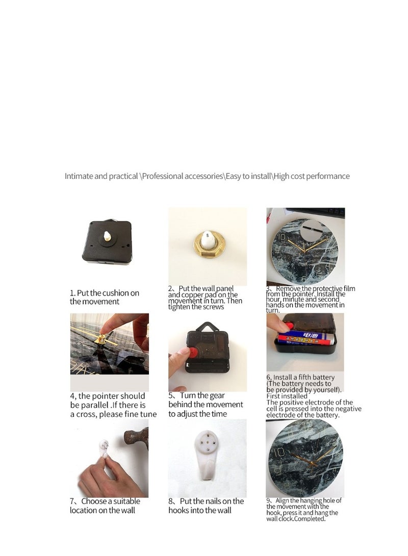 Y&D Acrylic Surah Al Ikhlas Wall Clock Islamic Calligraphy Gifts Eid Gift Ramadan Decor Luxury For Home - Image 4