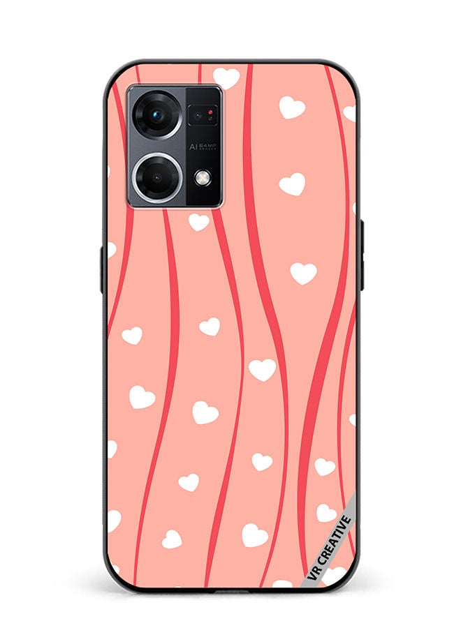 VR CREATIVE Protective Case Cover For Oppo Reno8 4G Mix Pattern Design Multicolour - Image 1