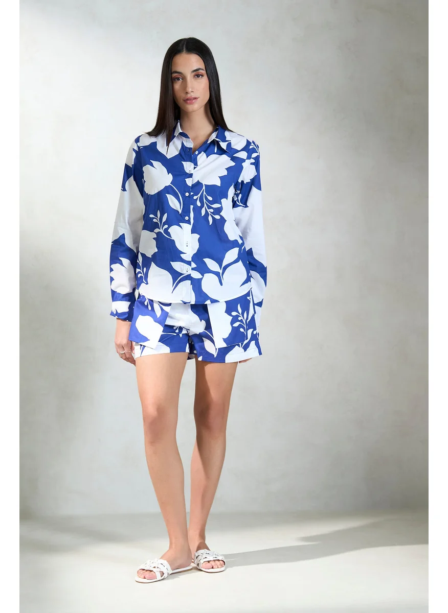 Virgio Virgio Women Cotton Regular Length Floral Shorts