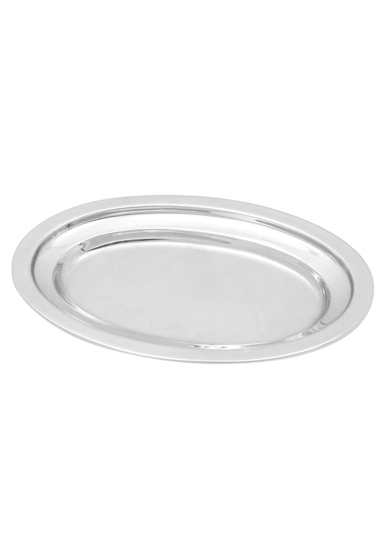 Stainless Steel Oval Tray Serving Tray 40cm