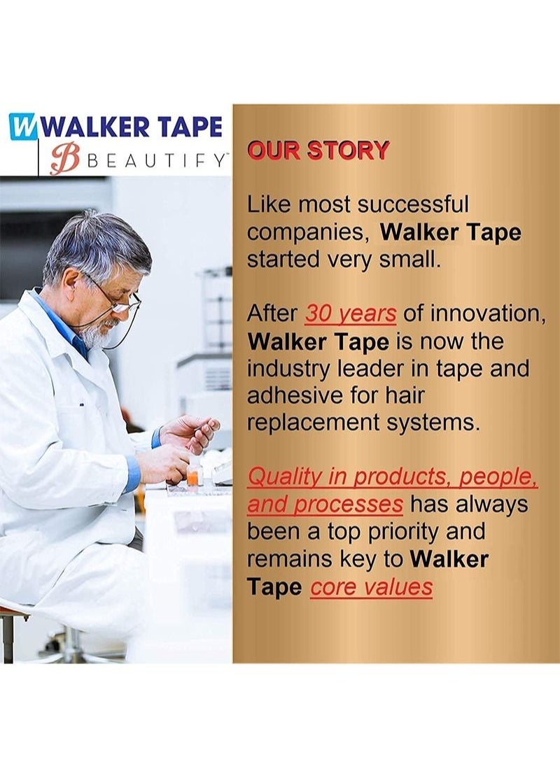 Walker Tape - مزيل غراء الشعر المستعار 118 مل - بخاخ مزيل غراء الشعر المستعار - شريط دانتيل نشط منسوج من الأمام | مزيل الغراء بولد هولد - Image 1