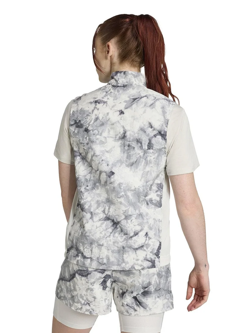 Adidas Adidas Otr Sd Vest W W Grey Running Jackets For Women