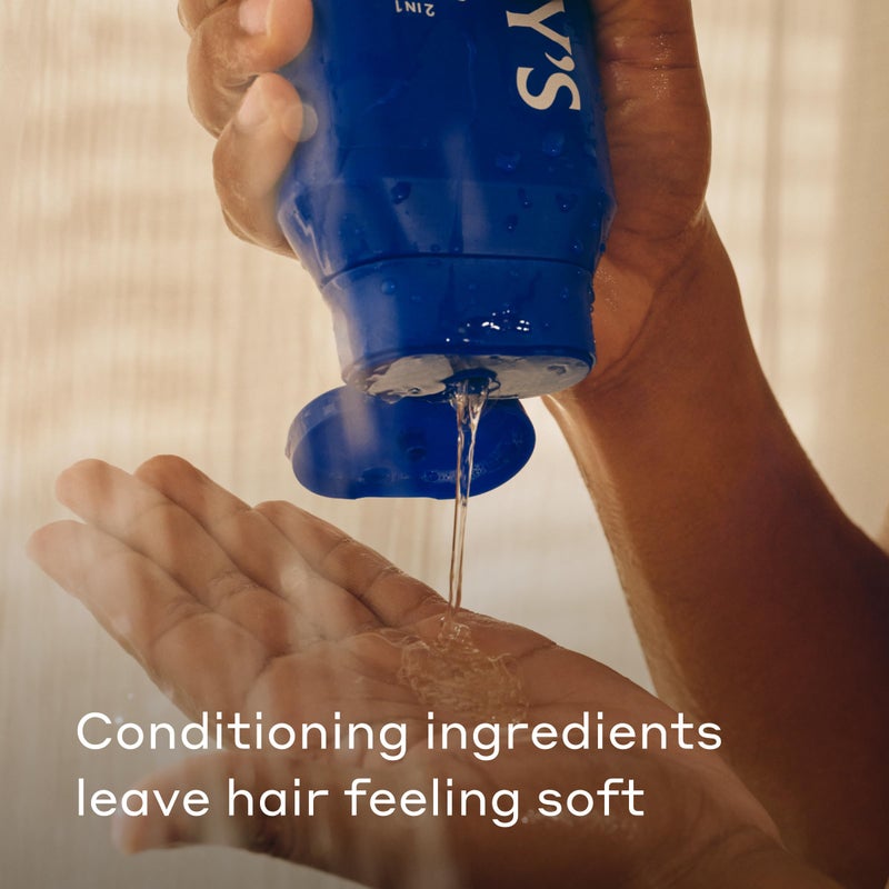 Harry's Men's 2 in 1 Shampoo and Conditioner for All Hair Types - New Stone Scent - (3 Pack) 14 fl oz - No Parabens or Sulfates - Image 5